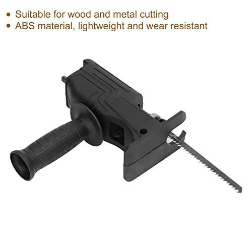 Yuecoom Electric Drill To Reciprocating Saw Adapter Chainsaw Conversion Head Saw Blades Handle Kit Cordless, Power Hand Saw Drill Attachment, Jig Saw Attachment,Drill Saw Attachment #TOP6