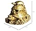 BRABUD Brass Three Generation Turtles Collectible Figurines Handmade Statue Attract Wealth Home Office Desk Decor