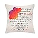 Hcvone Fundas de cojín para Papá Papa, fundas de almohada para My Dad You Are Forever My Hero And Also My Best Friend (45 x 45 cm)