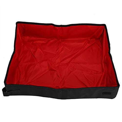 Arenero plegable semi cerrado para gato 50x40x11 cm miniatura 6