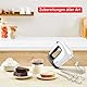 Tefal Prep’Mix + Handmixer mit Pürierstab, ideal für leichte und zähe Zubereitungen, leistungsstarker 500-W-Motor, 5 Geschwindigkeiten, Turbo-Funktion, Pürierstab-Aufsatz, weiß/grau, HT462138
