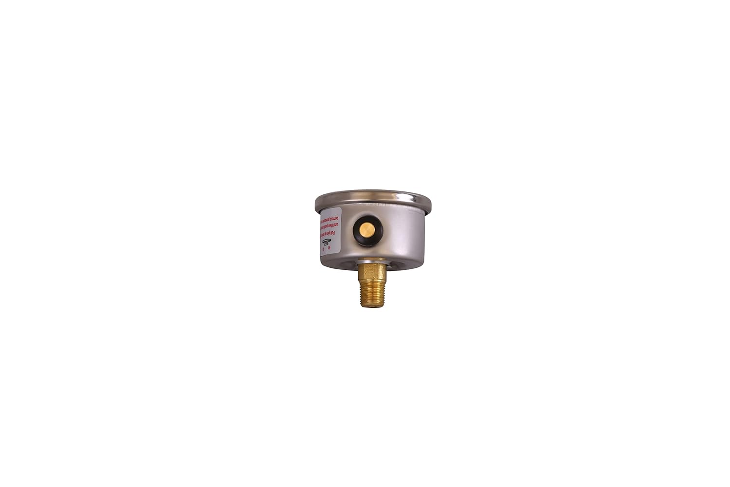 Aeromotive 15632 Fuel Pressure Gauge 0-15 PSI, 1/8" NPT, Liquid Filled, 1.5'' Diameter Dial