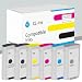 Produktbild XL-Ink kompatibel für HP 72 (Matt Black, Photo Black, Cyan, Magenta, Yellow, Grey, 6X 130ml, Neuester Chip) - kompatibel