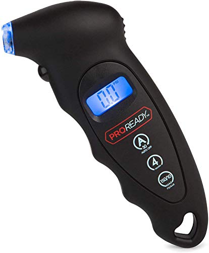 Buy 1 get 1 PROREADY Digital Tire Pressure Gauge for car - 150 psi air Reader with Non-Slip Grip, 4 Pressure Modes - Vehicle tire Gauge with Backlit LCD Display Buy 1 get 1 PROREADY Digital Tire Pressure Gauge for car - 150 psi air Reader with Non-Slip Grip, 4 Pressure Modes - Vehicle tire Gauge with Backlit LCD Display
