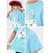 Easter Day Gift for Boy Girl Bunny Egg Game Short Sleeve Tshirt Youth Kids Tee Tops 10 Years