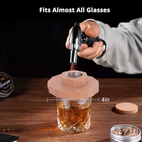 Ogery Cocktail Smoker Kit With Torch - 6 Flavors Wood Chips, Whiskey Smoker Kit, Old Fashioned Drink Smoker Infuser Kit thumb #4