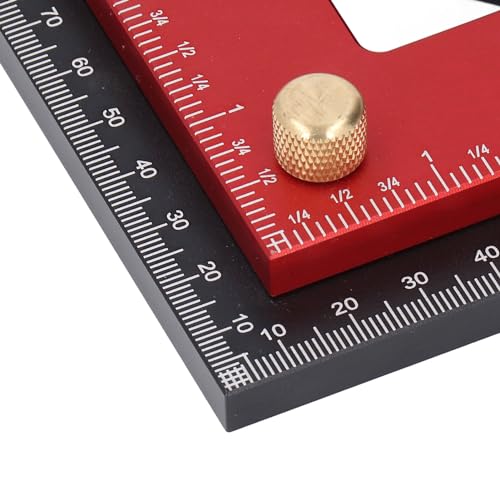 Regla triangular de aluminio Walfront para solucionar errores de medición en carpintería 6