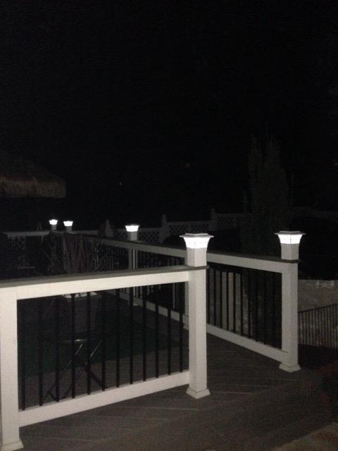 Prestige Solar Post Cap - White SLO79W