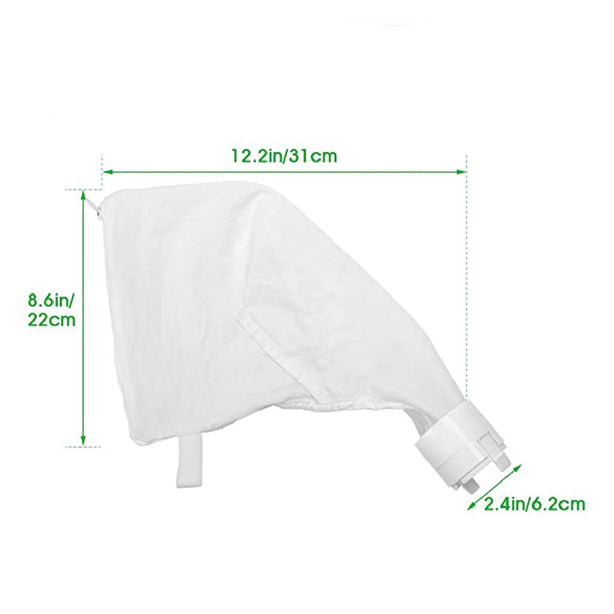 SUPVOX 2 Juegos Bolsa Piscina Bolsas De Limpieza De Piscina Skimmer De Red De Bañera De Hidromasaje Piscina Neta Bolsa De Repuesto para Limpiador De Piscinas Poliéster 2 Piezas * 2