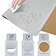 BLESWIN Leder-Schreibtischunterlage, Rutschfeste Große Mausunterlage, Computer- und Laptop-Matte, Schreibtisch-Schreibtischmatte für das Schreiben, Schreibtisch-Blotter-Pads Dekor (Hellgrau, 90x43CM)