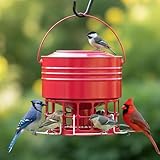KOL Large Bird Feeder for Outdoors, 10LB Capacity Squirrel...