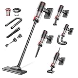 掃除機 コードレス 【2026業界 28000pa 超強力吸引&吹き出し】 グリーンLEDライト付き 電動エアダスター スティッククリーナー ハンディクリーナー コードレス掃除機 Type-C充電式 8種類ノズル 延長パイプ 軽量0.6kg そうじき 車用そうじき 多重濾過 HEPAフィルター 静音設計 一人暮らし 車用 家庭用 年末お掃除 プレゼント