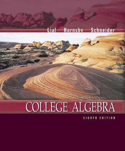 College Algebra (8th Edition)