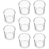 Porte-bougies — le porte-bougie simple est à la fois esthétique et facile à utiliser grâce à sa surface lisse ; manchons en verre pour bougies