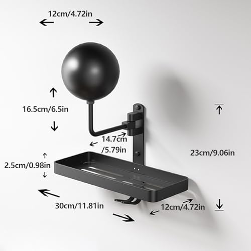 Soporte de casco resistente con colgador múltiple para organizar varias tapas 3