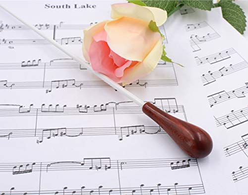 Music Baton Conducting Baton Orchestra Baton wood Handle (Rosewood Handle)