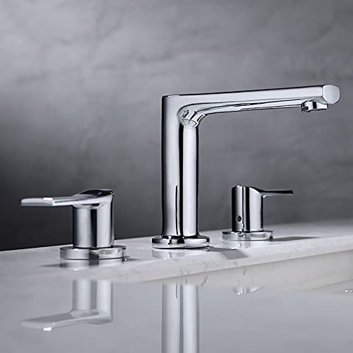 Robinet de lavabo à 3 trous pour vasque chaude et froide