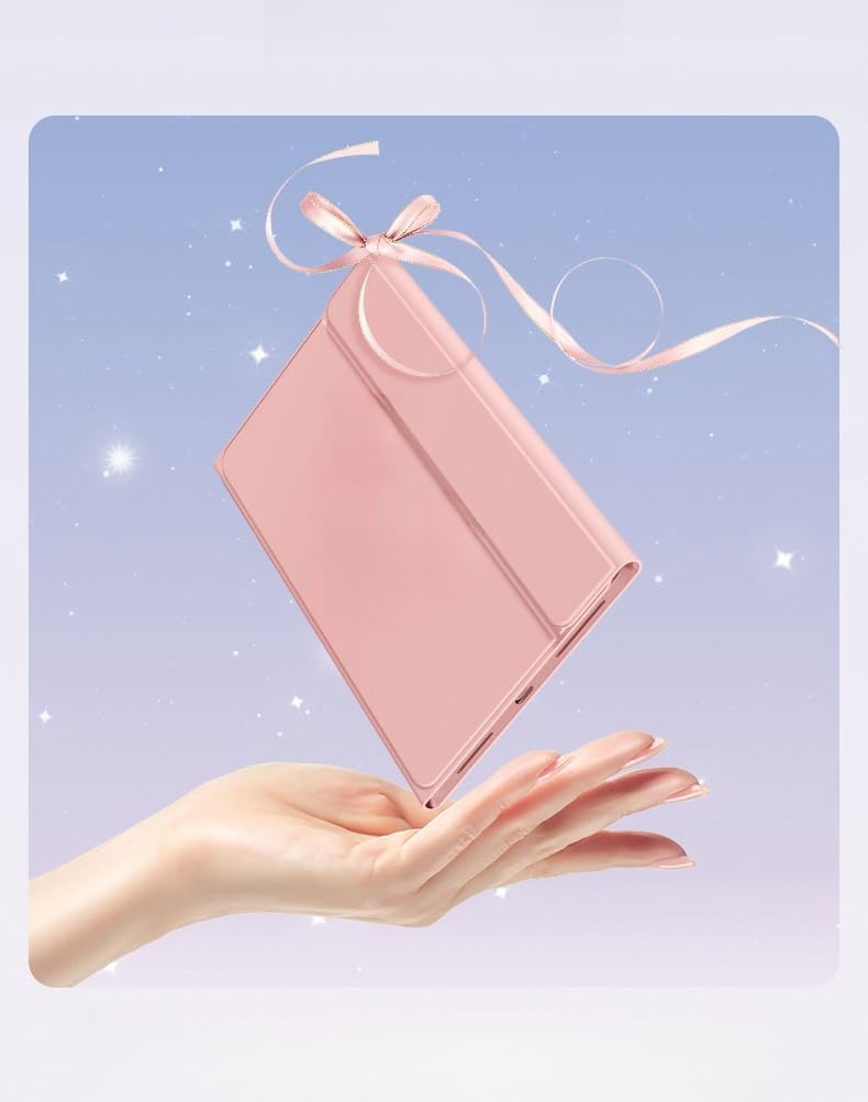 AnMengXinLing Keyboard Case for iPad 11th(A16) 2025/ iPad 10th Generation with Mouse, Cute Candy Round Keycaps Magnetic Detachable Keyboard Case with Pen Holder, Blue