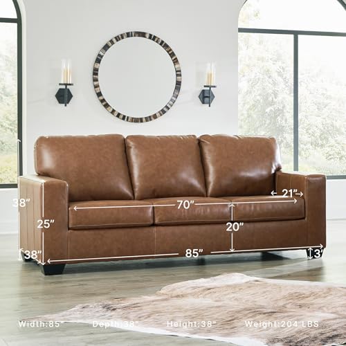 Ashley Bolsena Queen Leather Sofa Sleeper