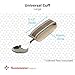 Sammons Preston Universal Cuff, Large, Leather Adaptive Utensil & Writing Aid Holder with Elastic Strap, 3-1/2