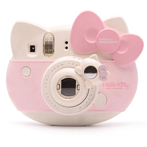 Lovely Kitty Selfie and Close Up Lens Shot Mirror Compatible for Fujifilm Mini 8 Mini 9 Polaroid PIC-300 Hellokitty Instant Camera (White Cat)