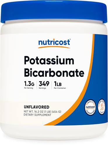 Nutricost Potassium Bicarbonate Powder 1 LB - Gluten Free GMO-Free