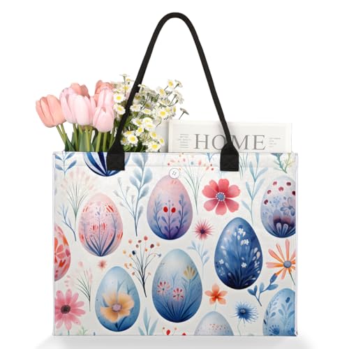 Eggs Plant Tote Bag for Women Large Beach Bag Reusable Tote Bags for Work Travel Beach Shopping3
