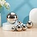 Opexscal Stainless Steel Decorative Balls, Shiny Decorative Orbs for Centerpiece Decor, Set of 6