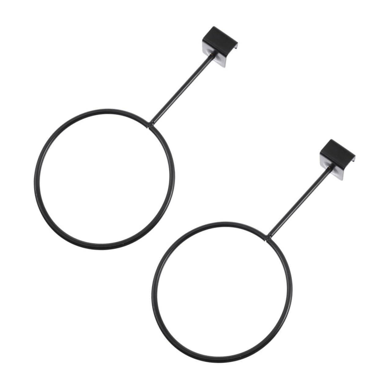 GRIRIW 2Pcs Wall Mount Basketball Display Rack Durable Holder for Basketball Football Rugby Convenient Vertical Storage for Sports Balls Finish