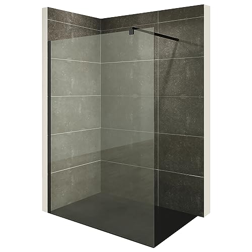i-flair Duschabtrennung Walk In FIONA 160x200 cm Duschwand Dusche 10mm...