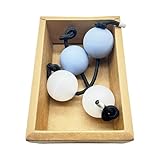 Asalato Instrumento Musical | 1 Par de Accesorios Musicales Tradicionales Rítmicos, Instrumentos Musicales de percusión Tipo Shakers,Para Adultos Familia Halloween Acción de Gracias Fiesta de