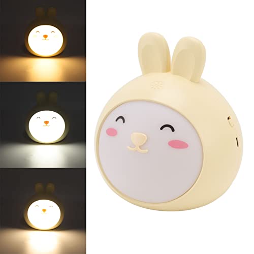 Lámpara de Mesa de Noche Infantil Tyenaza Conejo USB miniatura 1