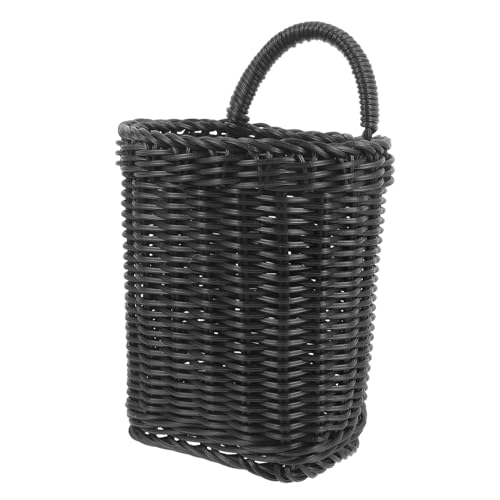 Bathroom Rattan Hanging Basket Wall Storage Kitchen Storage Holder Large Woven Baskets for Storage Small Woven Baskets for Storage Ginger Storage Basket Hanging Vegetable Basket