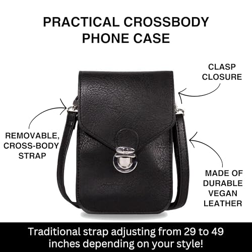Cell Phone Purse Wallet - Touch Screen Women’s Crossbody Handbags – Faux Leather Crossbody Phone Case Bag3