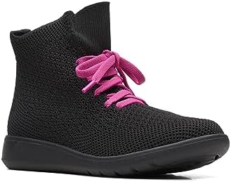 Clarks Ezera Mid K. Ankle Boot, Black, 1.5 US Unisex Big Kid | Image 7