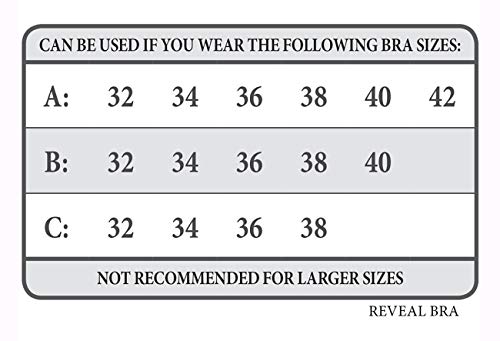 Braza Reveal Disposable Adhesive Bra, 5 Pair,Beige,One Size #TOP4