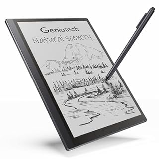 Geniatech Kloudnote Slim 10.3" Digital Notebook, E Ink Tablet and ePaper Notepad for ebook Reading and Writing, 227ppi ereader Device in 2025, 5.3mm Ultra-Thin (Grey)