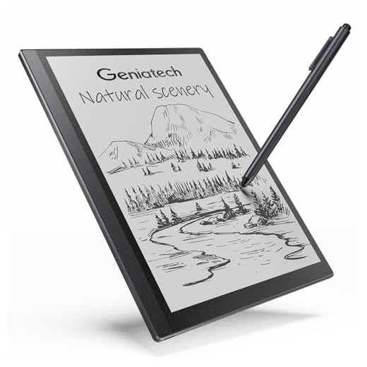 Geniatech Kloudnote Slim 10.3" Digital Notebook, E Ink Tablet and ePaper Notepad for ebook Reading and Writing, 227ppi ereader Device in 2025, 5.3mm Ultra-Thin (Grey)