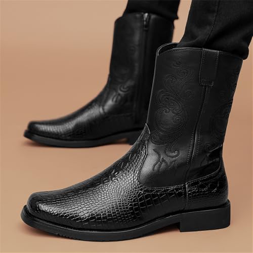 Mens Cowboy Boots - Square Toe Cowboy Boots for Men Traditional Mens Western Boots - Mens Boots Square Toe Style - Cowboy Work Boots Men - Cowboys Boots4