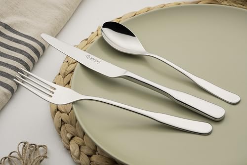 Grunwerg Fiddle Collection Dessert Knives, 18-10 Stainless Steel, Set of 12 - Image 2