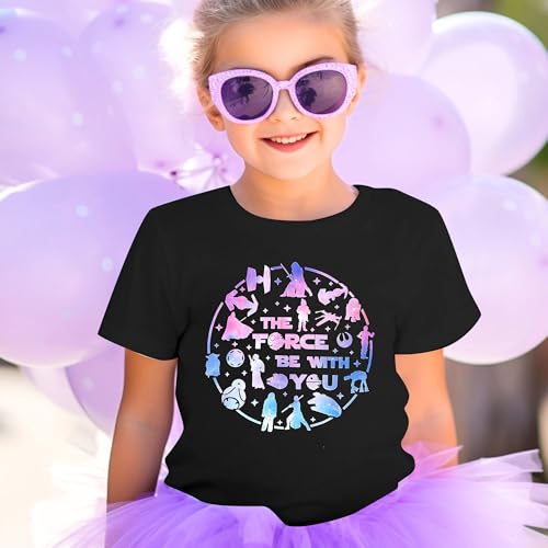 Image of May The Power Be with You Shirt for Kid Boy Girl Magical Planet Tshirt Funny Magic Family Vacation Tee Top