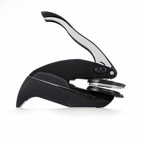 Custom Monogram Address Embosser - Personalized Round Seal With 50 Gold Seal Labels - Style Em027 #TOP4