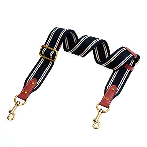 Image of jiesinlov Bag Strap Replacement Crossbody Strap for TOTE Handbags Adjustable (BLACK&WHITE)