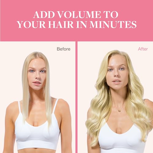 Image of GOO GOO Clip in Hair Extensions Real Human Hair Blonde Remy Extensions