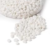 Royal Imports 5LB Decorative Stones River Pebbles Painting Rocks for Fish Aquariums, Plant Gravel, Landscaping, Home Decor Natural - Small White