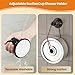 Strong Suction Cup Shower Head Holder - No Drill Handheld Shower Bracket for Seniors, Kids & Pets, Tool-Free Adjustable Height Bathing Aid for Tile/Glass, Rustproof ABS Construction
