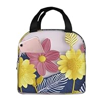 DOFFO Boîte à Déjeuner Isotherme Réutilisable Et Portable Avec Imprimé Pingouins De L'Antarctique - Étanche - Pour Homme Et Femme