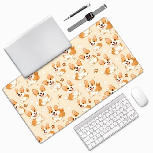 Sous-main de bureau avec bords cousus pour protéger et stabiliser - 5