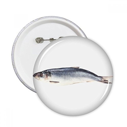 Pins Badge Bouton Poisson Océan Ronde - Décoration Vêtements Sacs Multicolore XL 5pcs