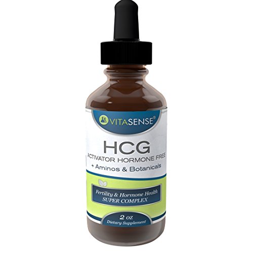 VitaSense - SUPER COMPLEJO de HCG, Activador Libre de Hormonas + Aminos y Botánicos - Pérdida de Peso y Salud Hormonal by TARGARIAN